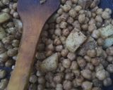 A picture of step 3 of Unique chana chaat.