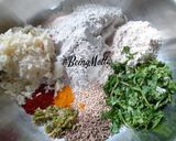 A picture of step 1 of Bajra-Barley Aloo Puri (Pearl Millet).