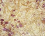 A picture of step 3 of Spaghetti frittata.