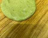 A picture of step 4 of Baby spinach wheat paratha/green paratha.