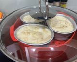 Hình bước làm 3 của món Bánh chuối hấp dừa non
