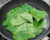 A picture of step 2 of Sweet potato leaves.