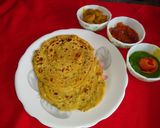 A picture of step 9 of Mix dal laccha paratha.