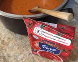 Foto del paso 4 de la receta: Fideos cinta con bolognesa a cuchillo