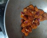 A picture of step 4 of Saucy Chicken Starter.