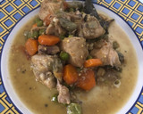 Foto del paso 4 de la receta: Pollo con habas y guisantes (receta de aprovechamiento)