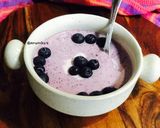 A picture of step 3 of UNIQUE Homemade Blueberries Shrikhand Without Any Added Sweetener.