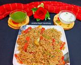 A picture of step 3 of Vegetable Dum Biryani.