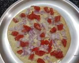 A picture of step 5 of Masala Papad.