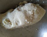 A picture of step 2 of Suji sugar ladoo.