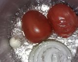 Foto del paso 1 de la receta: Sopa de papa con huevo, sin grasa!