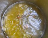 A picture of step 7 of Kashmiri kahwa.