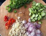 Foto langkah ke 1 dari resep Nasi Goreng Pete (ebi sangrai).