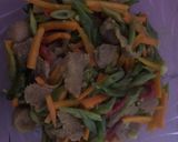 Foto langkah ke 9 dari resep Oseng buncis+wortel ekstra daging dan baso.