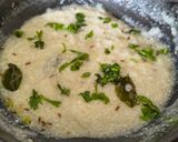 A picture of step 4 of Kanki Chokha Ni Ghensh - Gujarati Traditional Lost Recipe - Broken Rice Cooked in Sour Buttermilk.