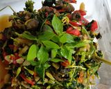 Foto langkah ke 6 dari resep Tumis Bunga Pepaya/ Kembang Kates Grendel.
