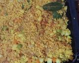 Une image de l'étape 6 de Bonite aux riz et légumes au four.