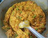 A picture of step 4 of Bambaiya style pavbhaji platter.