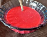 A picture of step 5 of Red velvet cake.