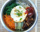 Foto langkah ke 5 dari resep Bibimbap / nasi campur Korea.