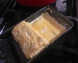 A picture of step 5 of Japanese seaweed tamagoyaki - rolled omelette.