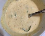 A picture of step 3 of Achari Dum Aloo.