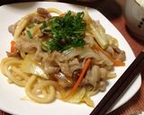 A picture of step 6 of Quick & Easy Yaki Udon (Soy Sauce Flavor).