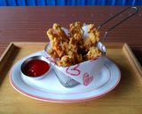 Foto langkah ke 4 dari resep Jamur Enoki Goreng Crispy.