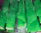 A picture of step 3 of Gram flour Colocasia leave curry.