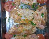 Foto del paso 1 de la receta: Arroz verde con costilla de pavo al horno