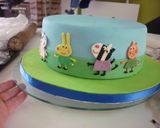 Foto del paso 13 de la receta: Torta de pepa pig cumpleaños de mellizos