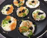 A picture of step 1 of Veggie Pizza PanCake.