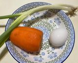 高麗菜豬肉雞蛋蓋飯（電鍋料理）的食譜步驟1照片