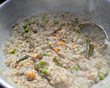 A picture of step 5 of Broken Pearl Millet Upma.