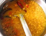 A picture of step 3 of Matar(dried) dal ki curry.