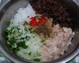 Hình bước làm 5 của món Cá mặn chưng thịt trứng