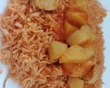 صورة لخطوة 1 من وصفة مرقة البطاطا مع الرز الأحمر