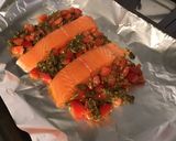 Une image de l'étape 7 de Pavés de saumon aux tomates, salicornes, échalotes et estragon.