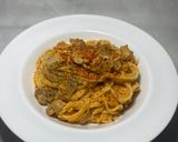 Foto langkah ke 2 dari resep Spaghetti Jamur.