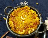A picture of step 3 of Cholar Dal.