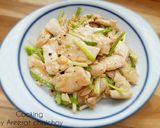 รูปขั้นตอนการทำที่ 5 ของ ไก่ผัดน้ำมันหอย
