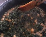 A picture of step 8 of Spinach with Chickpeas.