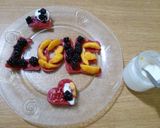 Foto del paso 11 de la receta: Pancakes San Valentín con masa de mermelada