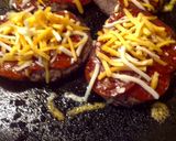 A picture of step 4 of Something unique but still yummy, or pepperoni burger with cauliflower bun.