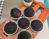 Foto langkah ke 3 dari resep Muffin Ketan Hitam Kukus (gluten free).