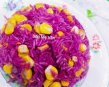 Hình bước làm 4 của món Xôi bắp lá cẩm