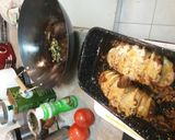 Foto del paso 11 de la receta: Pechugas de pollo primavera con papas libro y chauchas