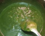 A picture of step 5 of Spinach corn soup.