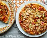 Foto langkah ke 7 dari resep Pizza Keju Daging & Sosis.