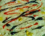A picture of step 3 of Chicken Sriracha Wraps.
